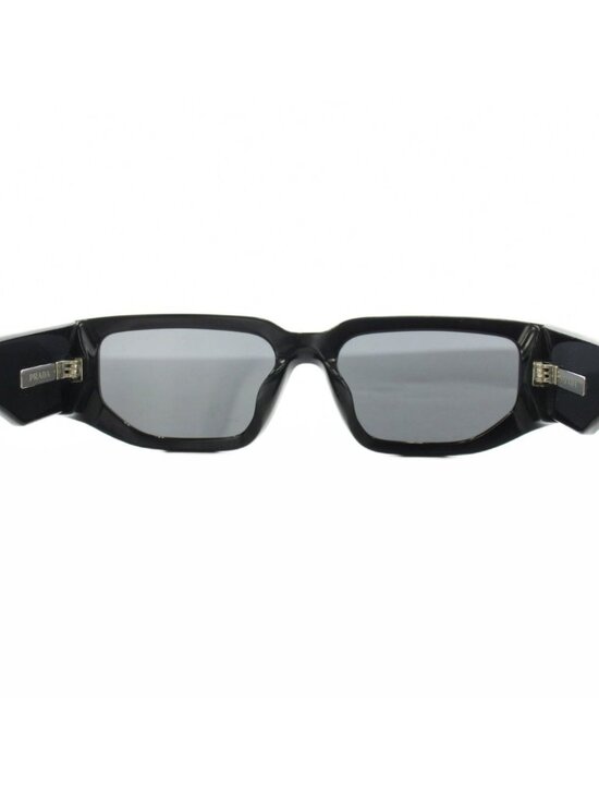 Prada Triangle Logo Plate Sunglasses Black Eyewear main image 5